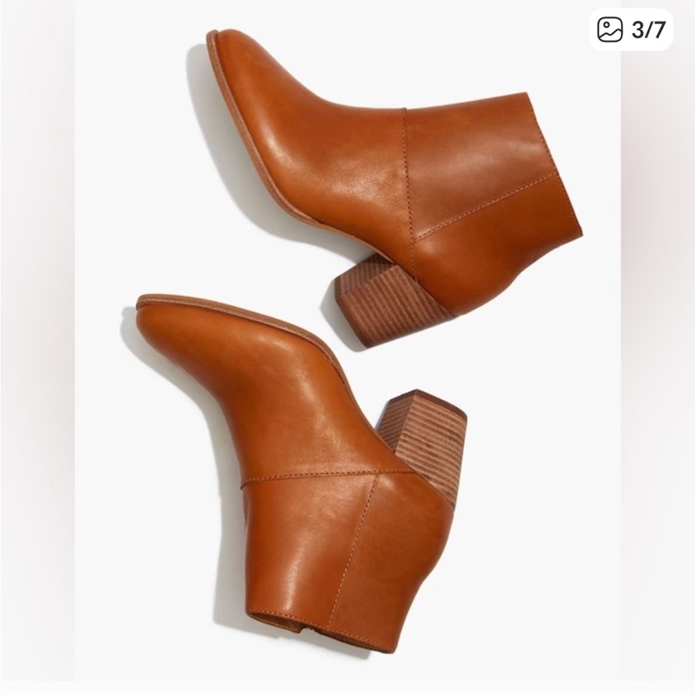 Madewell Rosie Leather Ankle Boots